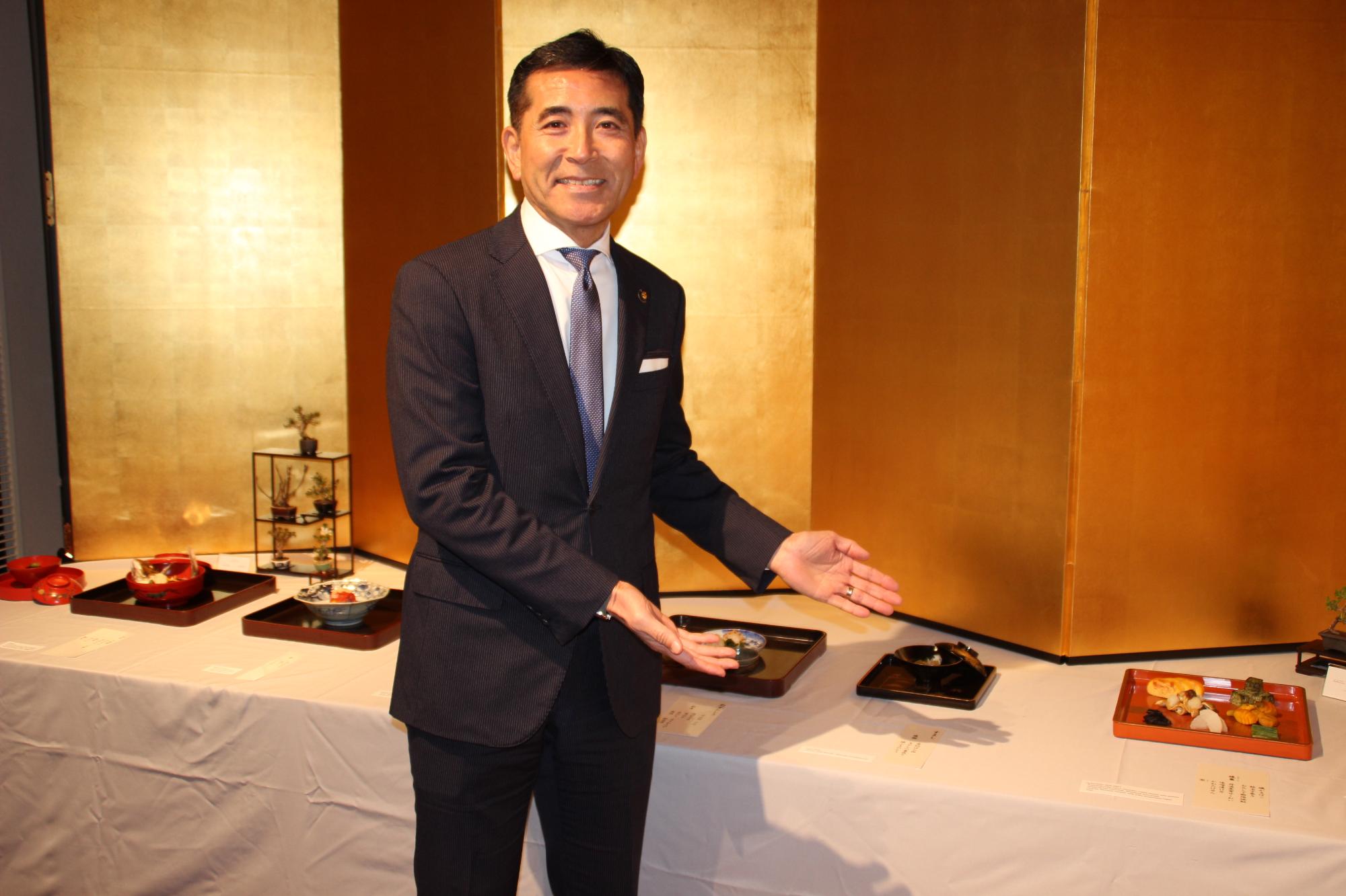 小栗市長にご来館いただきました