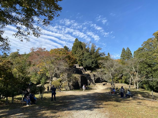 三の丸でくつろぐお客様