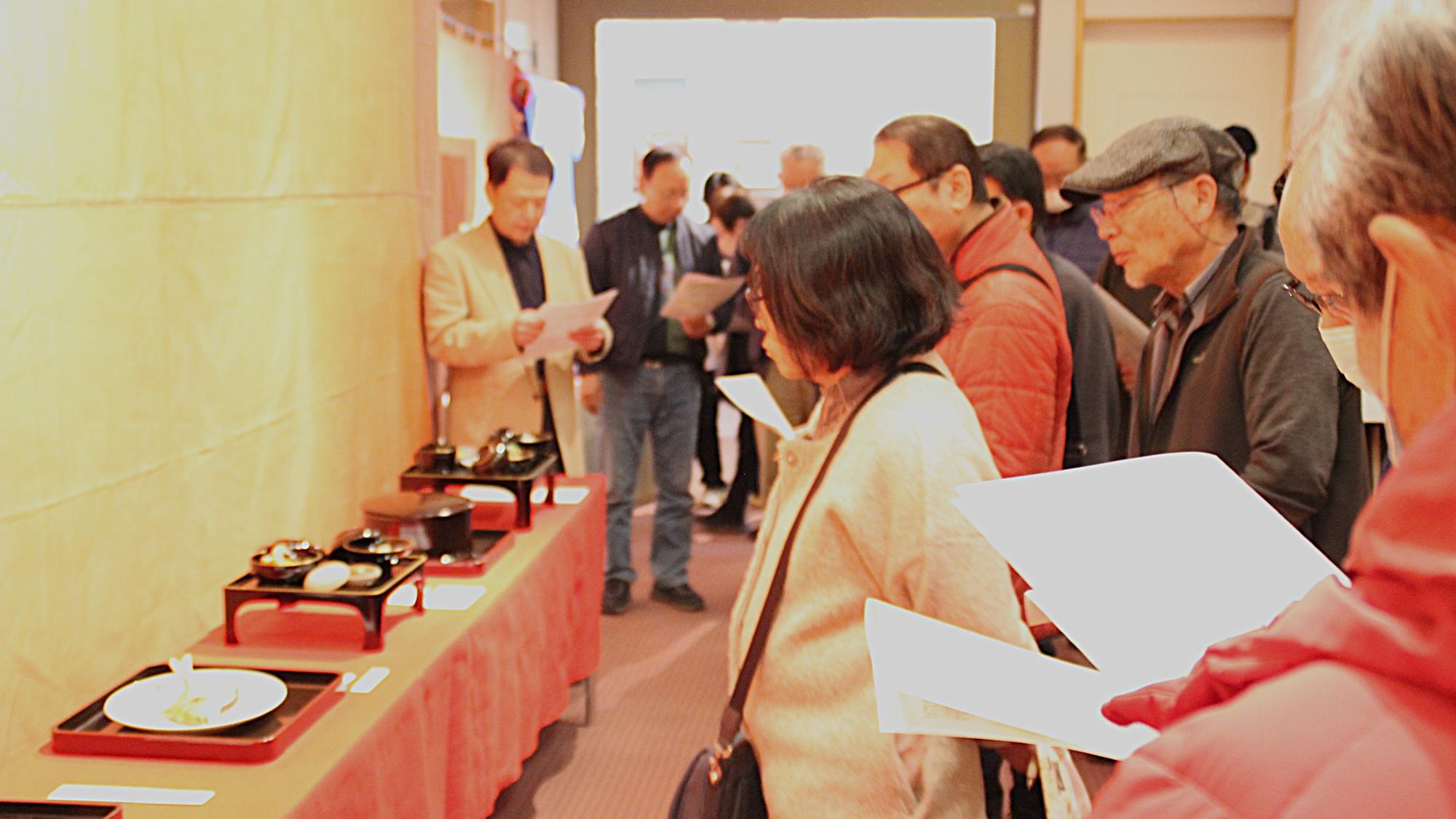 展示料理説明会