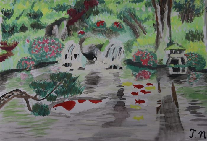 池の想像図