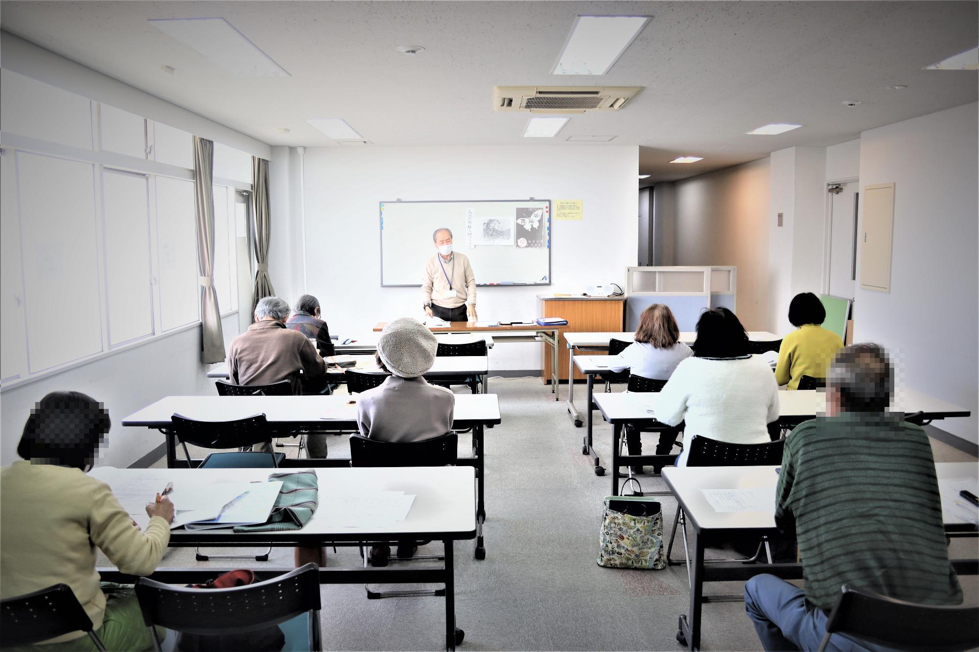 文学講座11月の風景