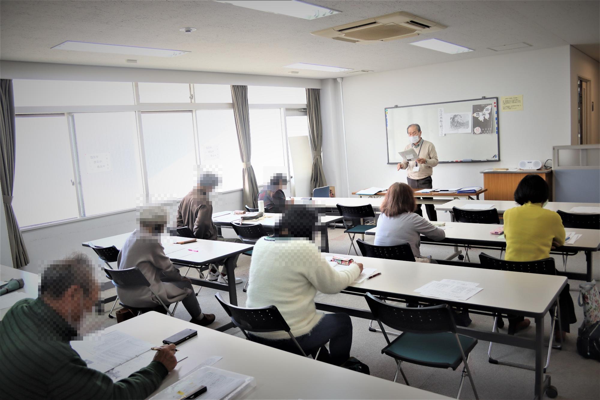 文学講座の風景2