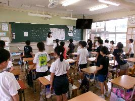 学級活動の様子1
