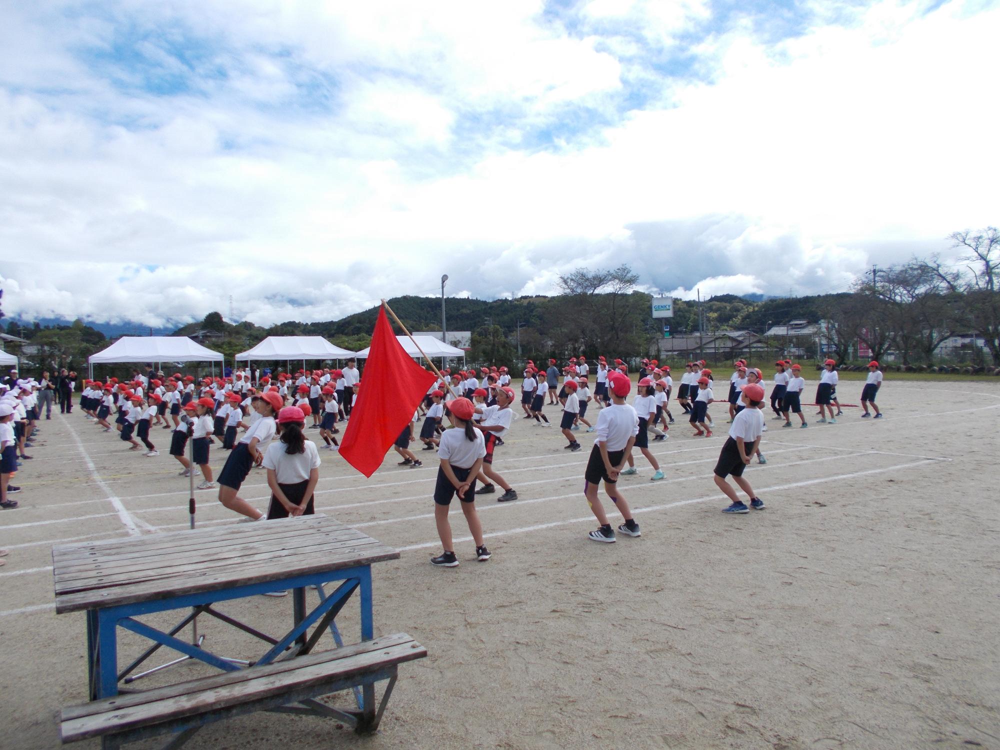 運動会総練習