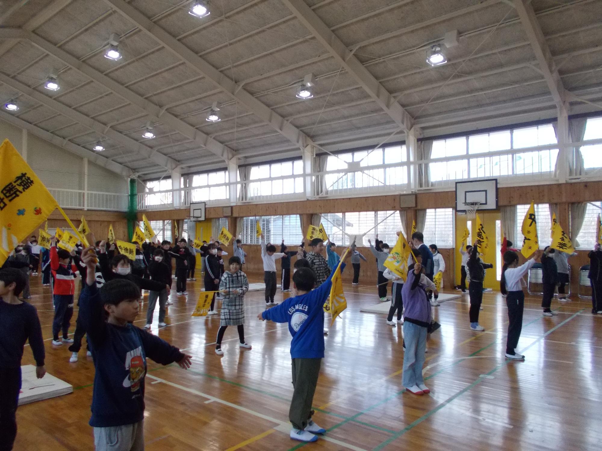 交通安全旗教室2