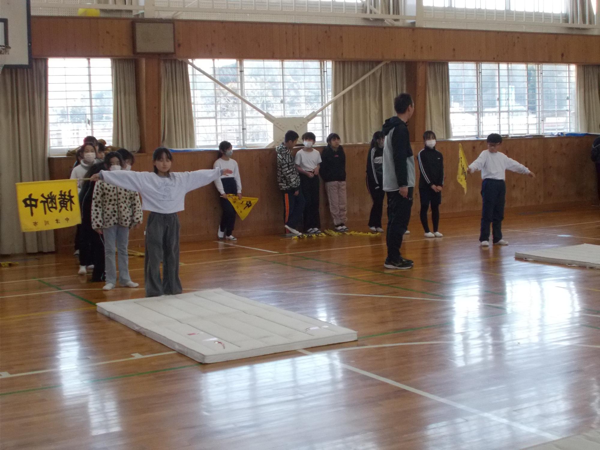 交通安全旗教室