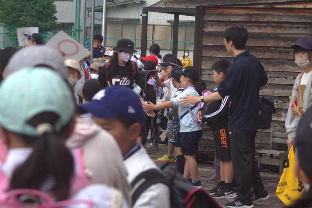 スマイルあいさつ