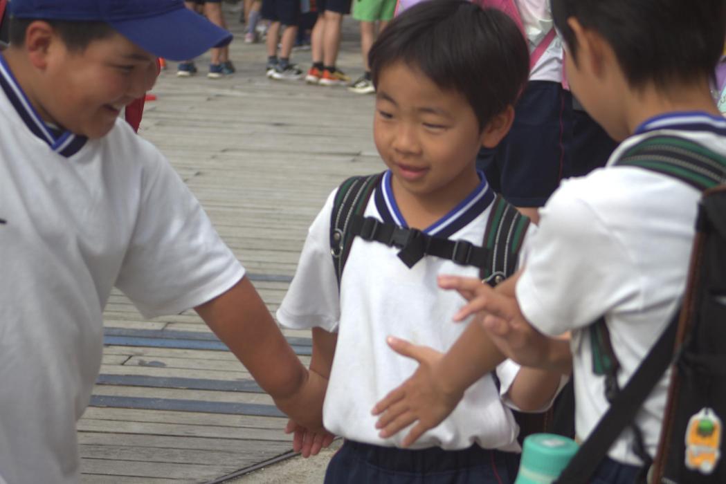 スマイルあいさつ