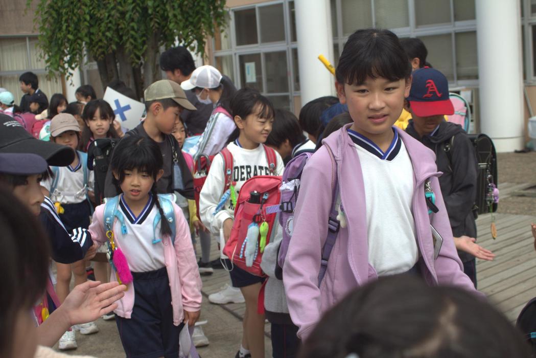 スマイルあいさつ