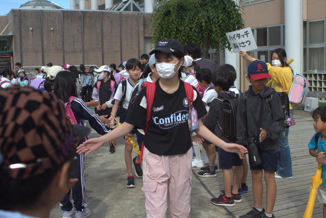 スマイルあいさつ