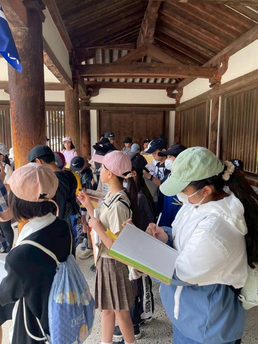 修学旅行法隆寺