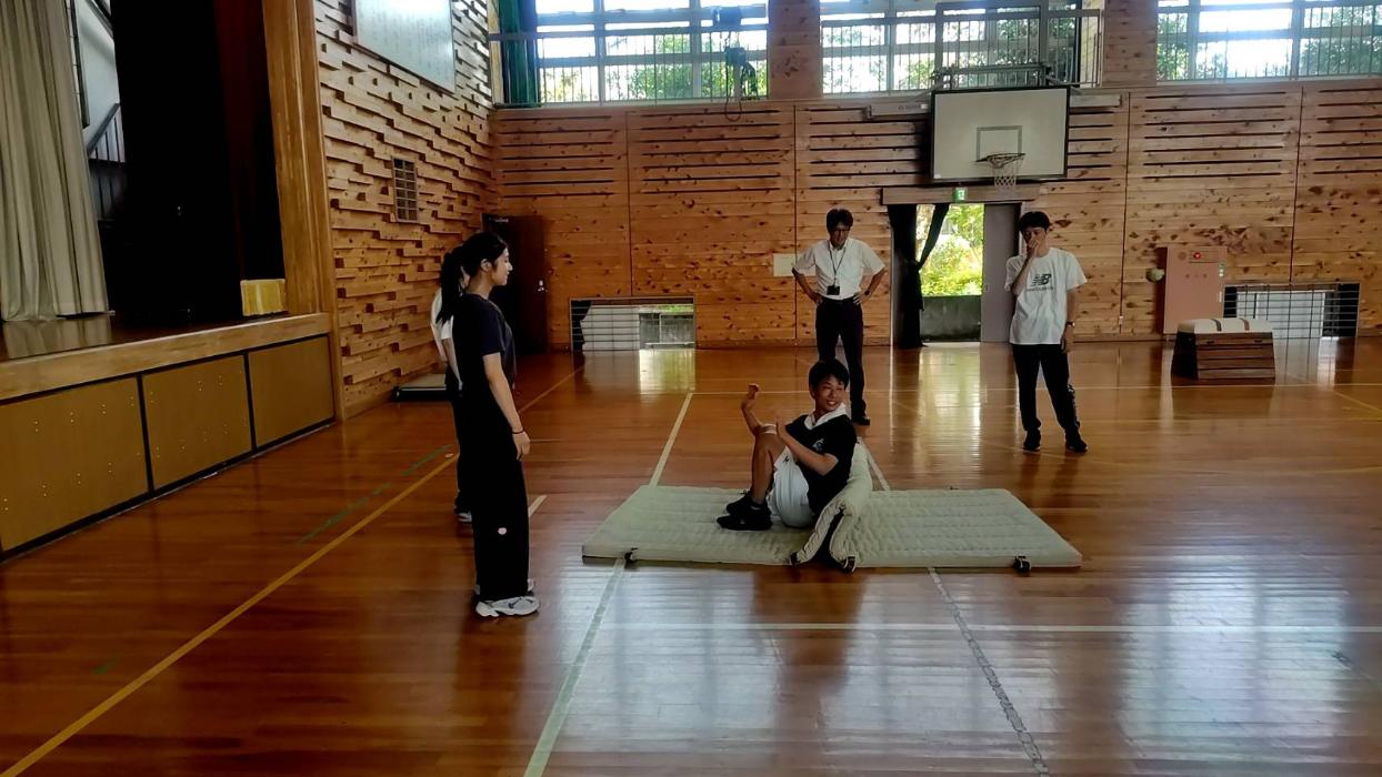 体育の跳び箱の勉強会