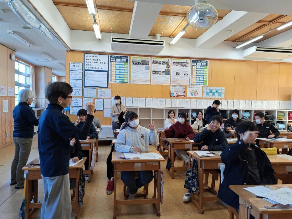 6年生手話の学習