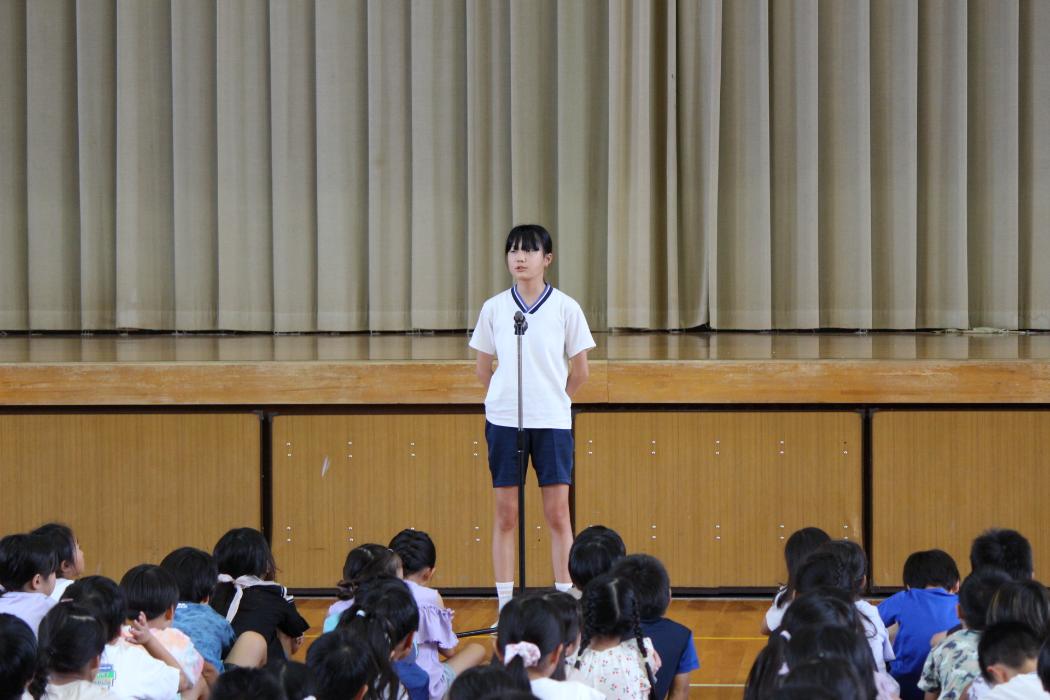 夏休み前集会