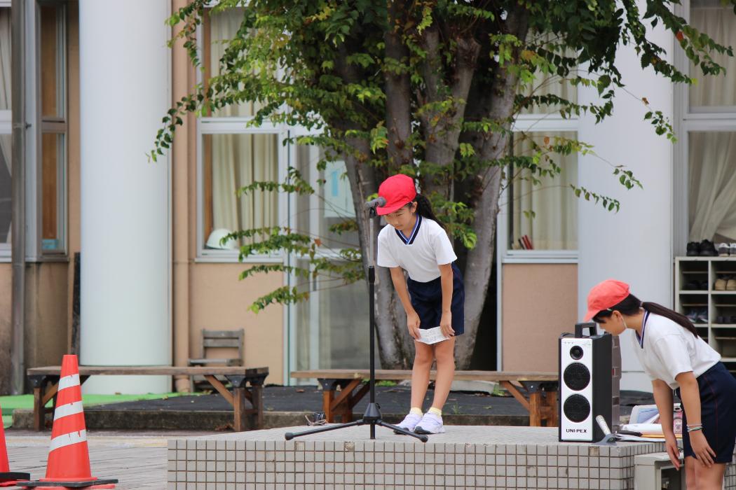 6月19日開会式の練習