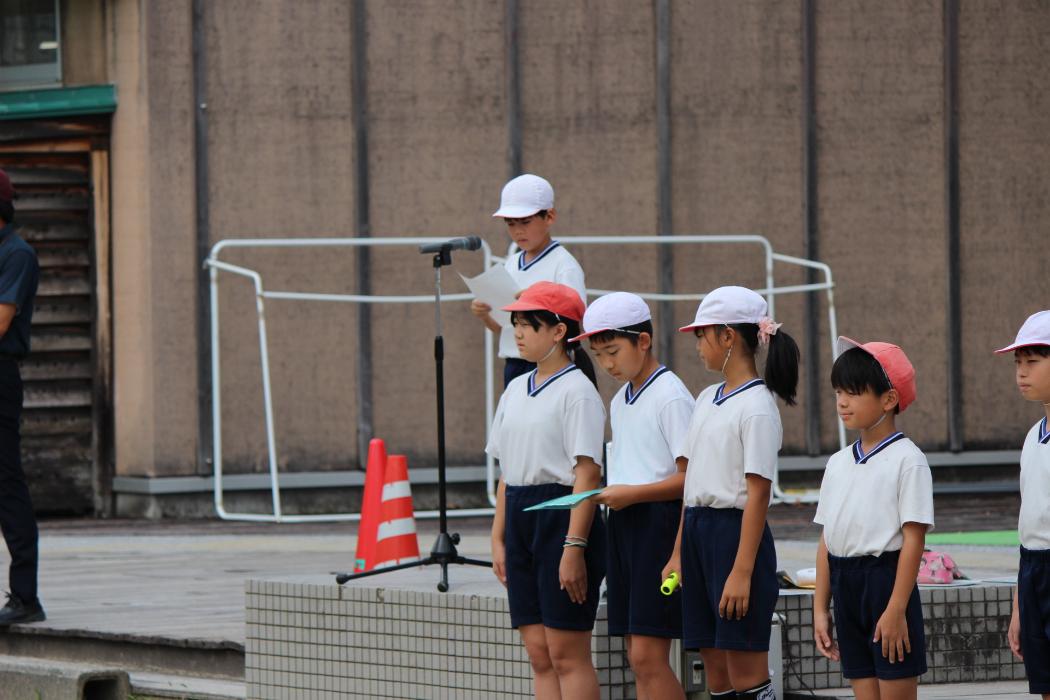 9月19日開会式の練習