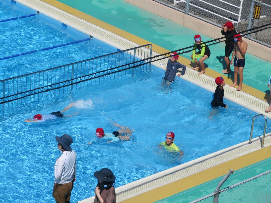 夏休み水泳練習会1日目