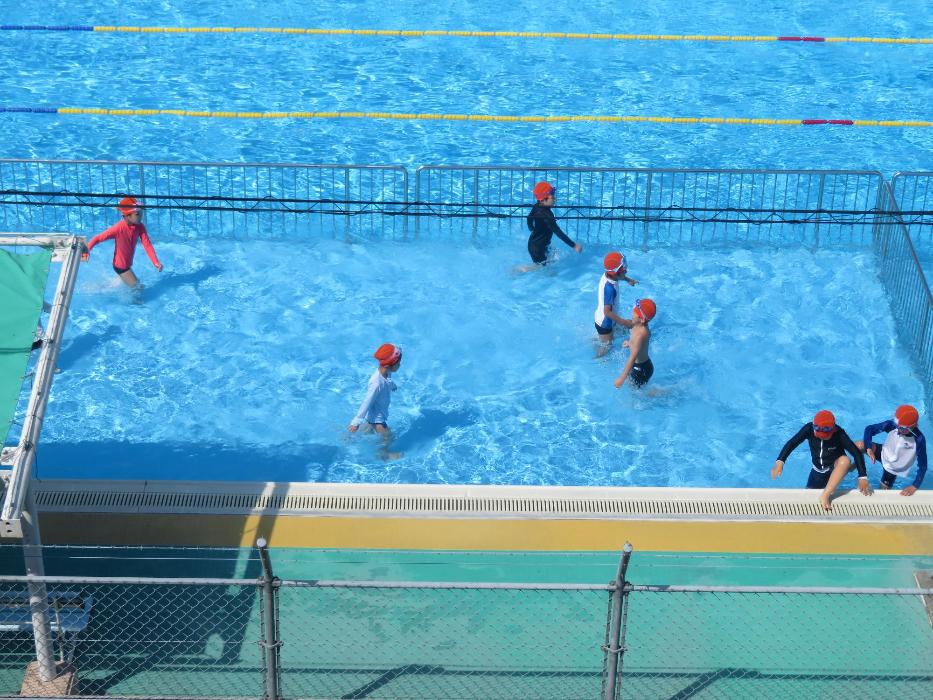 夏休み水泳練習会1日目
