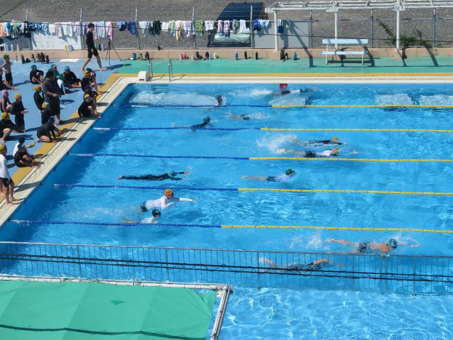夏休み水泳練習会1日目