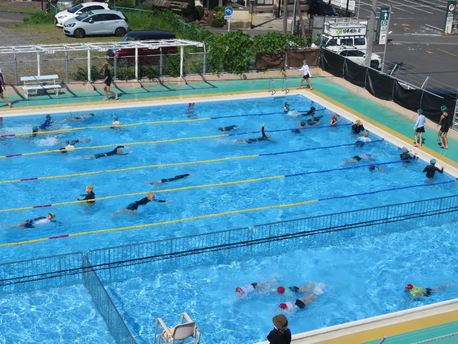 夏休み水泳練習会最終日