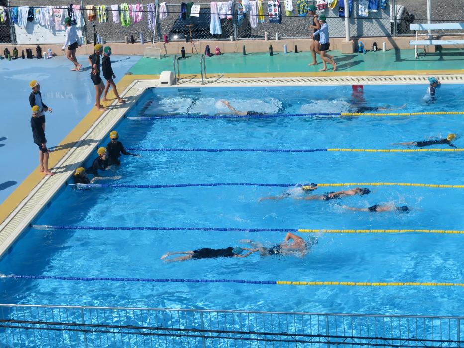 夏休み水泳練習会最終日