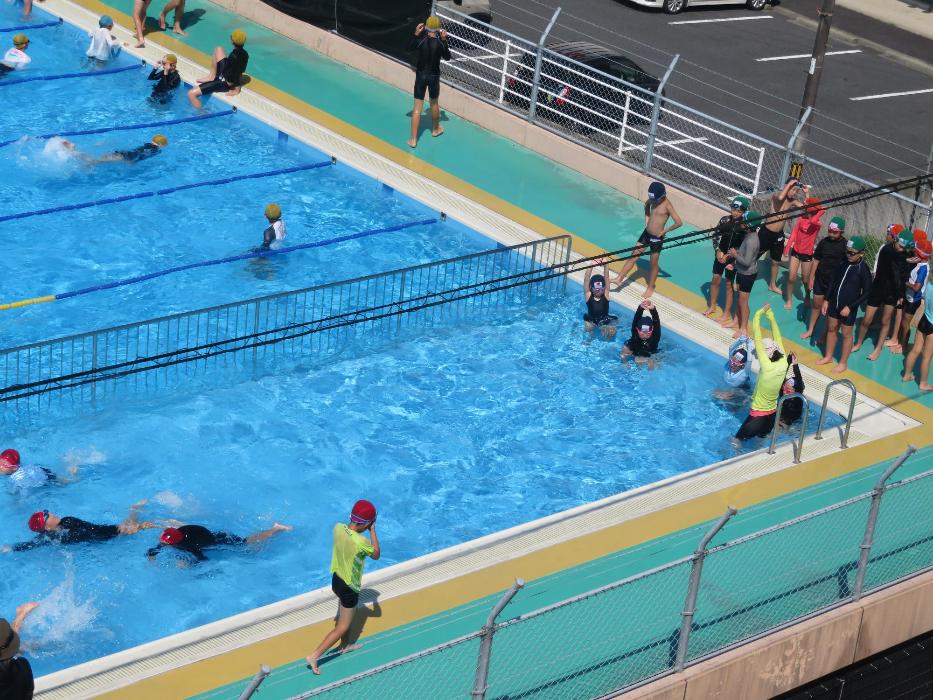 夏休み水泳練習会最終日