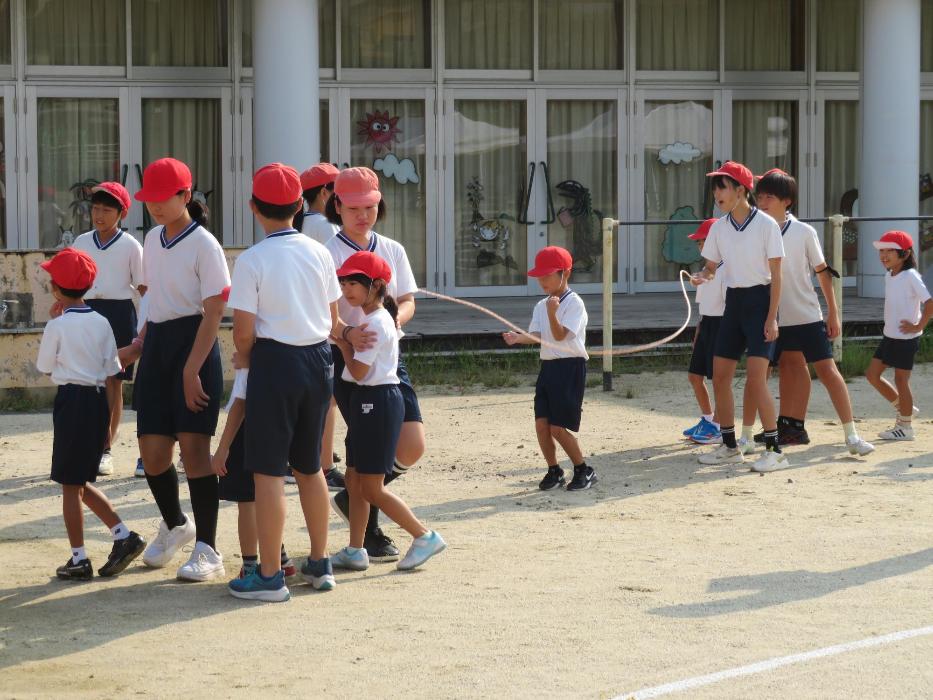 全校種目の練習