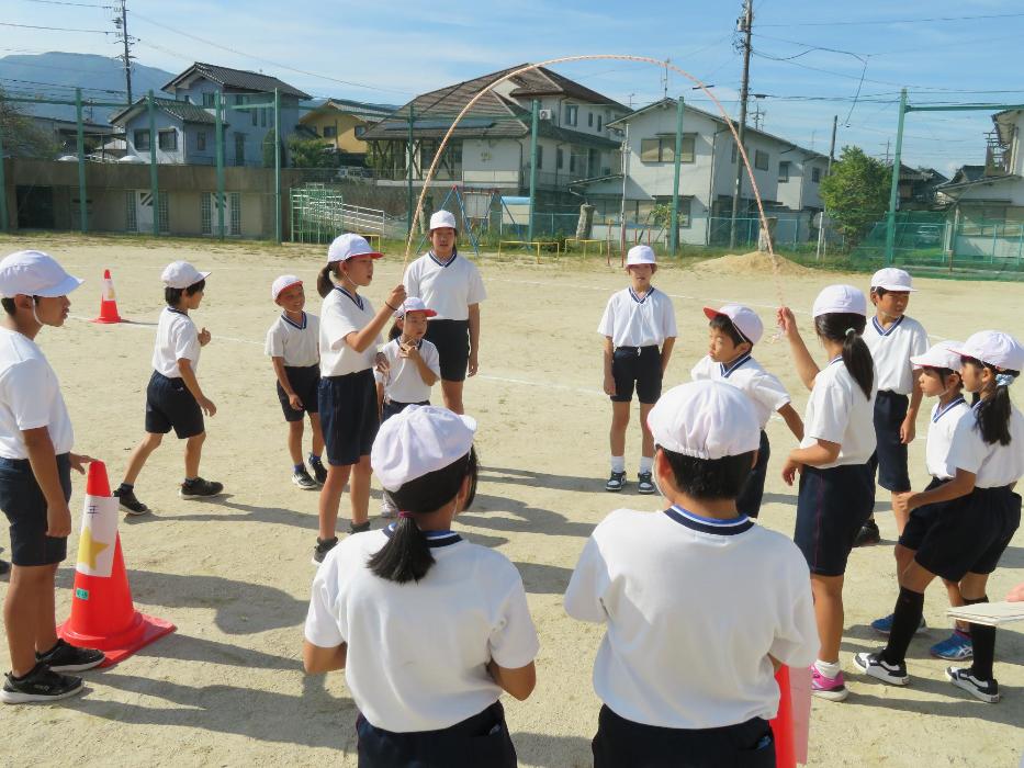 9月24日8の字跳びの練習
