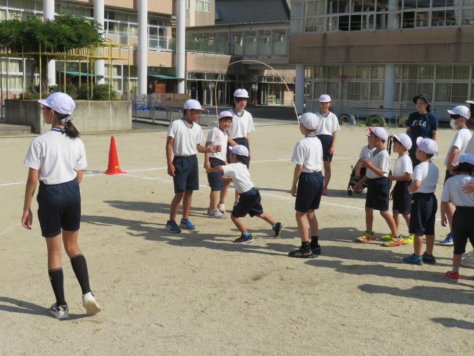 9月24日8の字跳びの練習