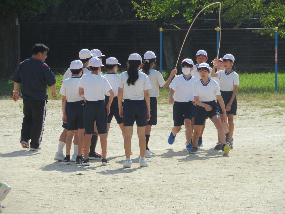 9月24日8の字跳びの練習