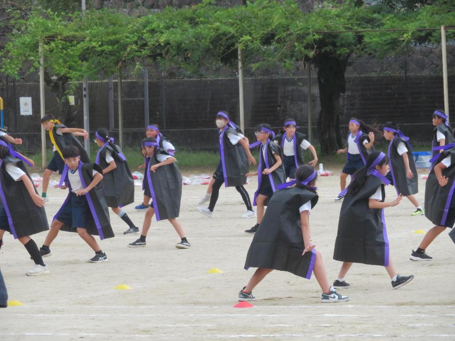 10月7日高学年ソーラン練習