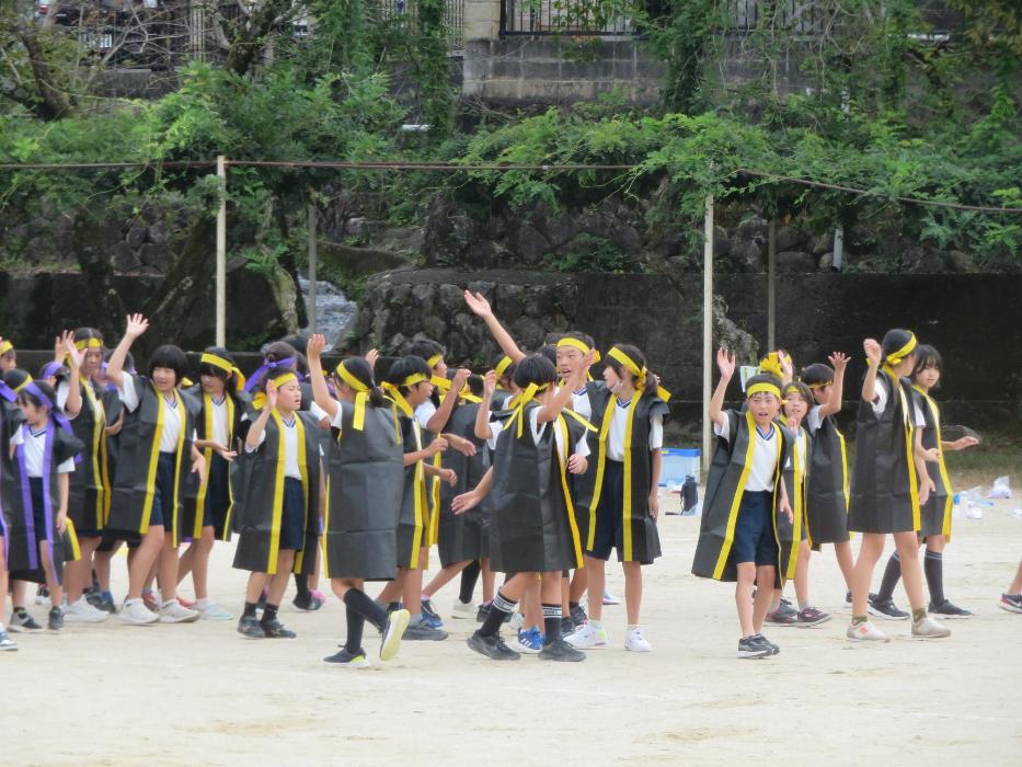 10月7日高学年ソーラン練習