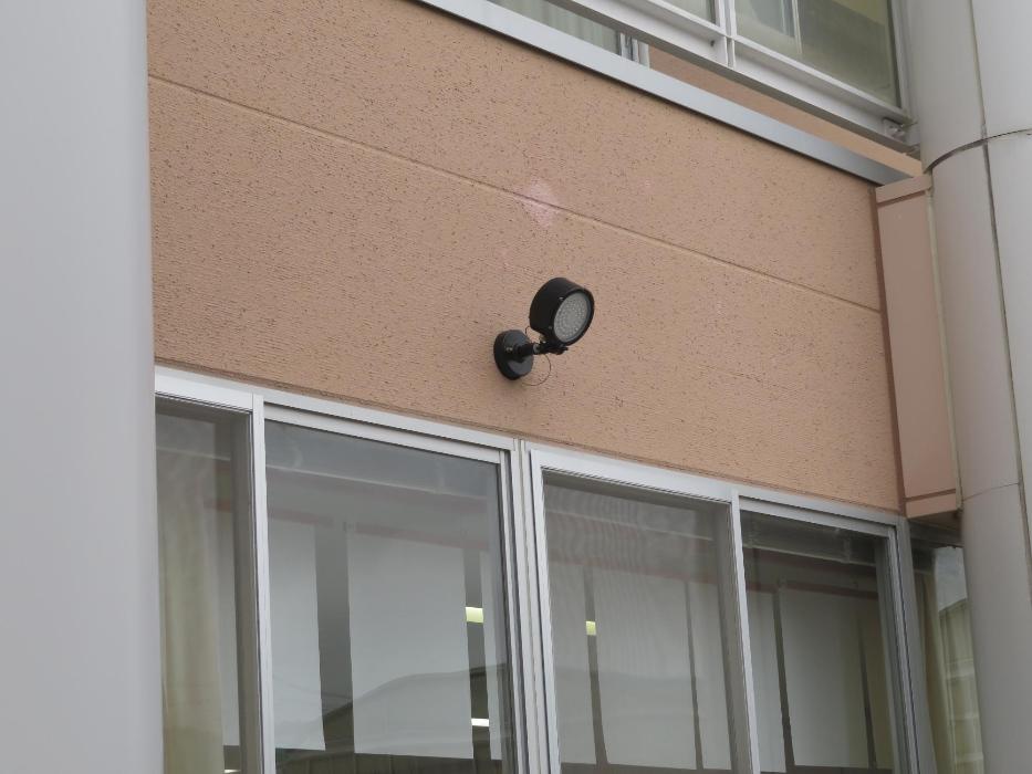 ウッドデッキ跡のライト