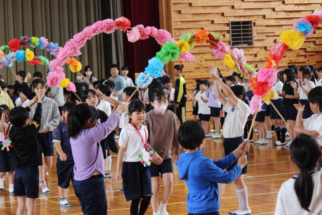 1年生を迎える会退場