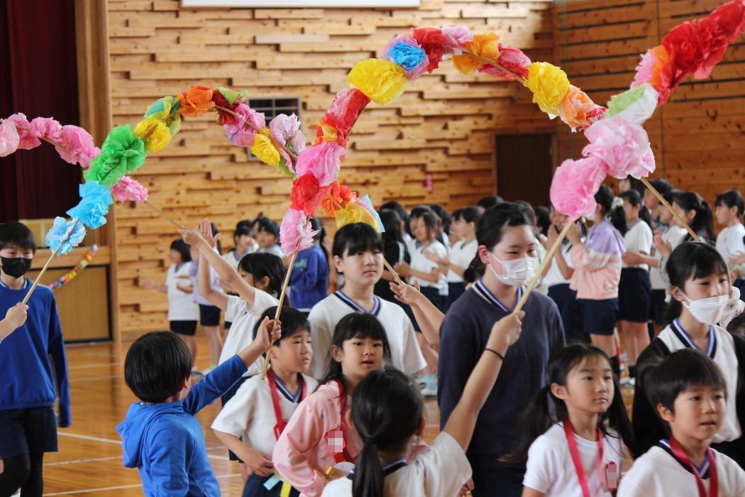 1年生を迎える会退場