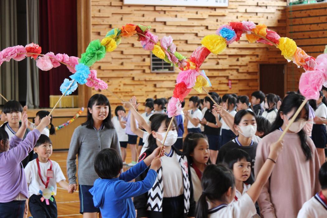 1年生を迎える会退場