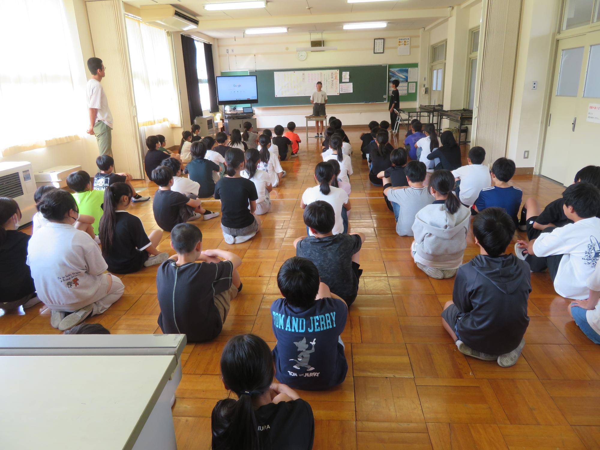 夏休み前集会12